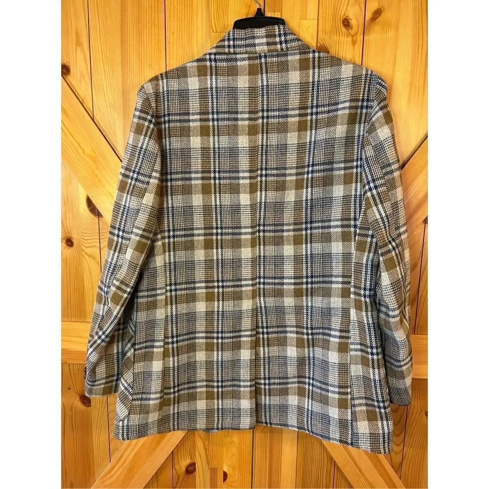 Vintage Mod 60s 70s Sports Coat Jacket Retro Atomic Dance Hippy Hollywood 42R (8